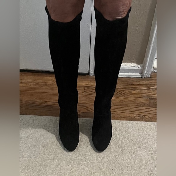 Cole Haan Air Talia Black Knee Boots - Picture 4 of 8